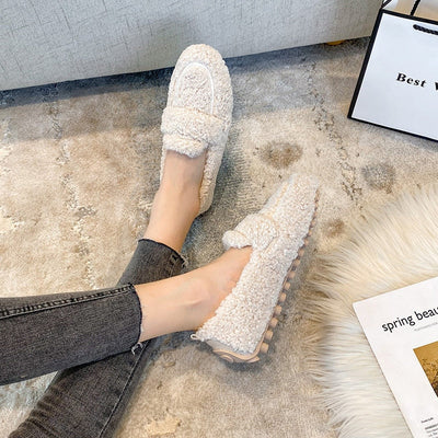 Arielle™ - Plüsch-Slipper mit rutschfester Sohle